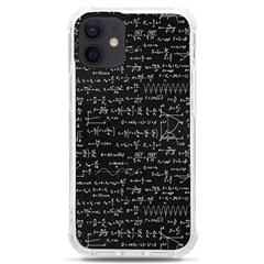 Math-equations-formulas-pattern Iphone 12 Mini Tpu Uv Print Case	 by Simbadda