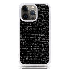 Math-equations-formulas-pattern Iphone 13 Pro Tpu Uv Print Case by Simbadda