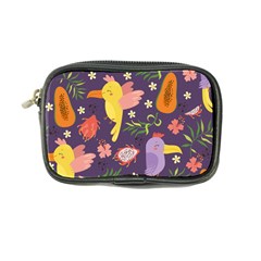 Exotic-seamless-pattern-with-parrots-fruits Coin Purse by Simbadda