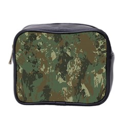 Camouflage-splatters-background Mini Toiletries Bag (two Sides) by Simbadda