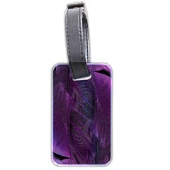 Feather Pattern Texture Form Luggage Tag (two Sides) by Grandong