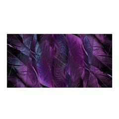 Feather Pattern Texture Form Satin Wrap 35  X 70  by Grandong