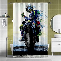 Download (1) D6436be9-f3fc-41be-942a-ec353be62fb5 Download (2) Vr46 Wallpaper By Reachparmeet - Download On Zedge?   1f7a Shower Curtain 48  X 72  (small)  by AESTHETIC1