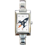 Img 20230716 190400 Img 20230716 190422 Rectangle Italian Charm Watch Front