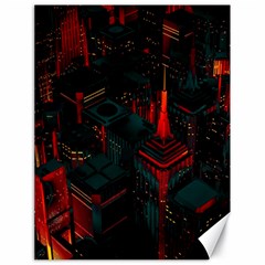 A Dark City Vector Canvas 18  X 24  by Proyonanggan