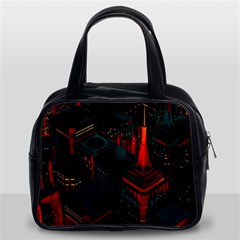 A Dark City Vector Classic Handbag (two Sides) by Proyonanggan