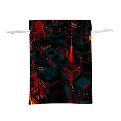 A Dark City Vector Lightweight Drawstring Pouch (l) by Proyonanggan