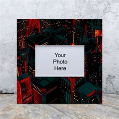 A Dark City Vector White Box Photo Frame 4  X 6  by Proyonanggan