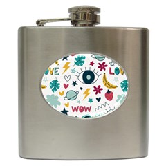 Love Pattern Hip Flask (6 Oz) by Proyonanggan