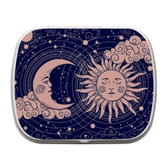 Astrology Moon Sun Universe Small Metal Box (white) by Givinglala