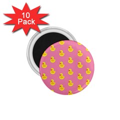 Rubber Duck Pattern 1 75  Magnets (10 Pack)  by Valentinaart