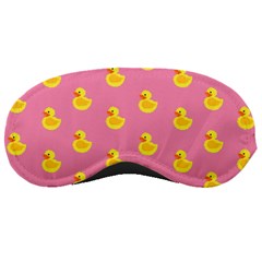 Rubber Duck Pattern Sleep Mask by Valentinaart