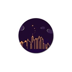 Skyscraper Town Urban Towers Golf Ball Marker (10 Pack) by Bangk1t