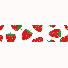 Seamless Pattern Fresh Strawberry Large Bar Mat by Bangk1t