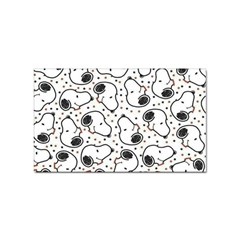 Dog Pattern Sticker (rectangular) by Bangk1t