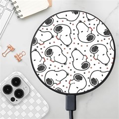 Dog Pattern Wireless Fast Charger(black) by Bangk1t