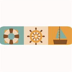 Nautical Elements Collection Large Bar Mat by Bangk1t