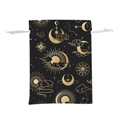 Asian Seamless Pattern With Clouds Moon Sun Stars Vector Collection Oriental Chinese Japanese Korean Lightweight Drawstring Pouch (l) by Bangk1t