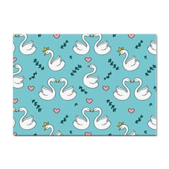 Elegant Swan Pattern Design Sticker A4 (100 Pack) by Bangk1t