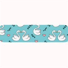 Elegant Swan Pattern Design Large Bar Mat by Bangk1t