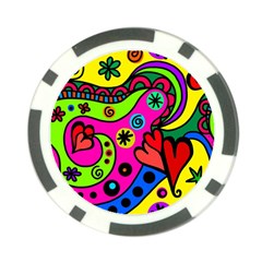 Seamless Doodle Poker Chip Card Guard (10 Pack) by Bangk1t