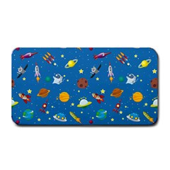 Space Rocket Solar System Pattern Medium Bar Mat by Bangk1t