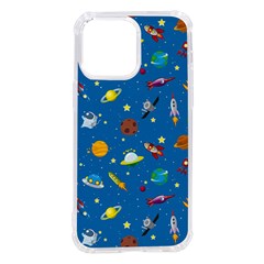 Space Rocket Solar System Pattern Iphone 14 Pro Max Tpu Uv Print Case by Bangk1t