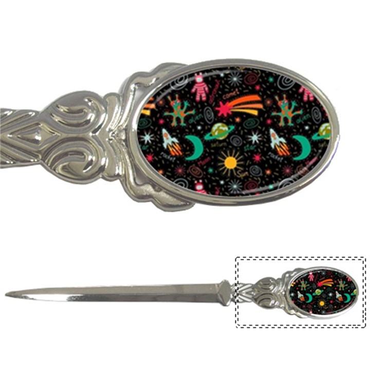 Seamless Pattern Space Letter Opener