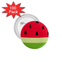 Watermelon Fruit Food Healthy Vitamins Nutrition 1 75  Buttons (100 Pack)  by pakminggu