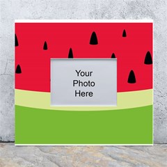 Watermelon Fruit Food Healthy Vitamins Nutrition White Wall Photo Frame 5  X 7  by pakminggu