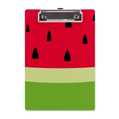 Watermelon Fruit Food Healthy Vitamins Nutrition A5 Acrylic Clipboard by pakminggu