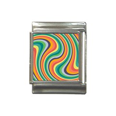 Swirl Twirl Rainbow Retro Italian Charm (13mm) by Ravend