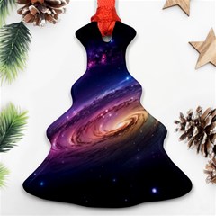 Universe Space Star Rainbow Christmas Tree Ornament (two Sides) by Ravend