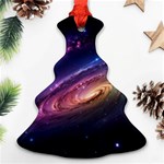 Universe Space Star Rainbow Christmas Tree Ornament (Two Sides) Back