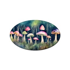 Mushroom Fungus Sticker Oval (100 Pack) by Ravend