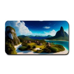 Beach Island Nature Medium Bar Mat by Ravend