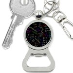 Mathematics  Physics Maths Math Pattern Bottle Opener Key Chain Front