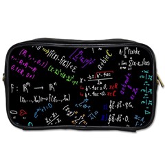 Mathematics  Physics Maths Math Pattern Toiletries Bag (two Sides) by Grandong