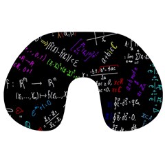 Mathematics  Physics Maths Math Pattern Travel Neck Pillow by Grandong