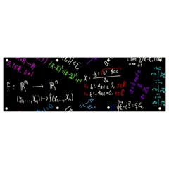 Mathematics  Physics Maths Math Pattern Banner And Sign 9  X 3  by Grandong