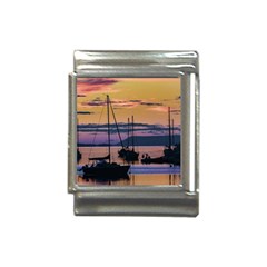 Twilight Over Ushuaia Port Italian Charm (13mm) by dflcprintsclothing