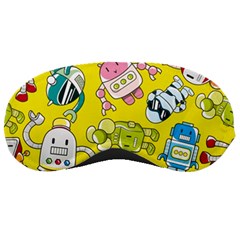 Robot Pattern Sleep Mask by Grandong