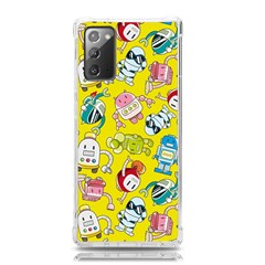 Robot Pattern Samsung Galaxy Note 20 Tpu Uv Case by Grandong