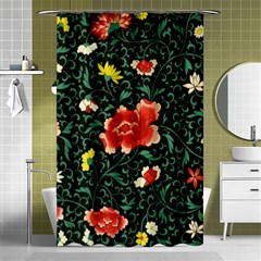 Background Vintage Japanese Design Shower Curtain 48  X 72  (small)  by Grandong