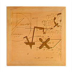 Mathematics Formula Physics School Wood Photo Frame Cube by Grandong