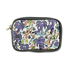 Purple Orange Green Blue Cartoon Coin Purse by Grandong