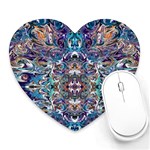 Over The Delta  Heart Mousepad Front