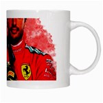 Carlos Sainz White Mug Right