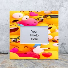 Wallpaper Emoji White Box Photo Frame 4  X 6  by artworkshop