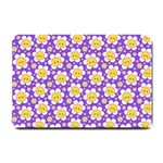 cute smile face chamomile Small Door Mat 24 x16  Door Mat